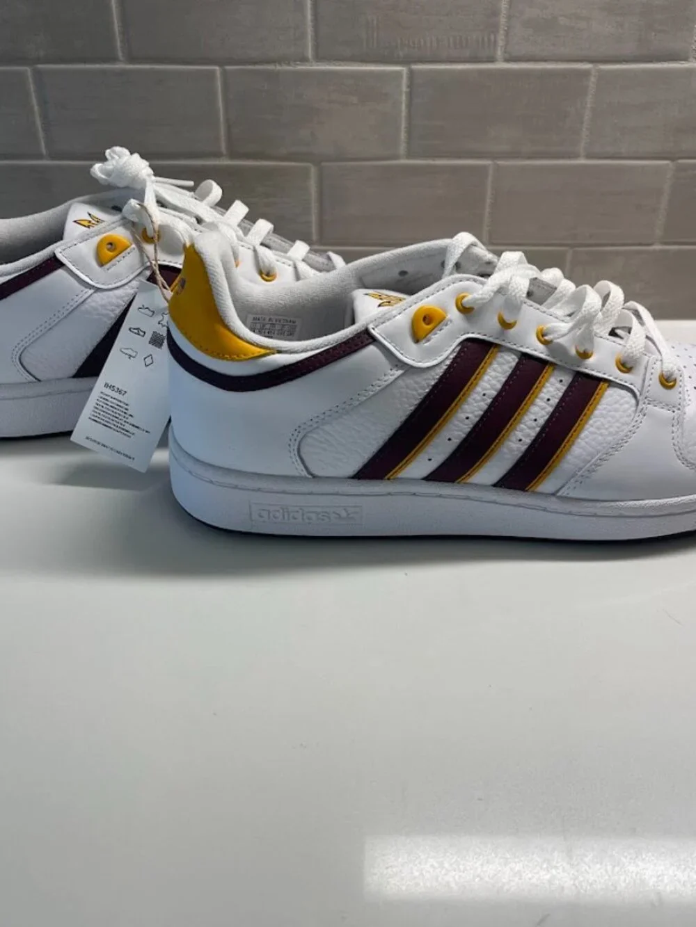 Adidas White Size M11 W12 Arizona State University Centennial RM Shoes